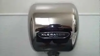 Bathroom Tour: Crappy toilet with awesome hand dryer at a shoe store