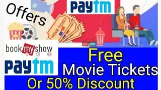 Free Movie tickets Paytm offers llBookmyshow Discount Coupons - Pvr,Inbox,Cinepolis Tickets Cashback