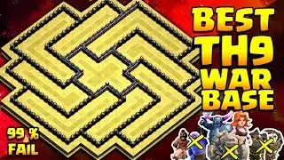 Best TH9 War Base | EPIC | Anti 3 Star | Anti All Combo | ClashofClans