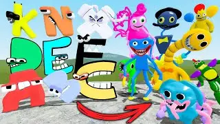 3D ALPHABET LORE A-Z vs ALL RAINBOW FRIENDS FAMILY!! - Gmod