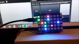 UnoR3ATMega328P+Neopixel Shield+ Glediator