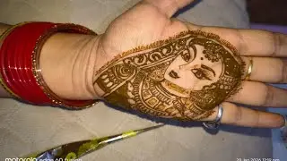 How to draw bridal in henna design.#hennaartbyradhika #bridalmehendidesign #kpmehandiart #howto