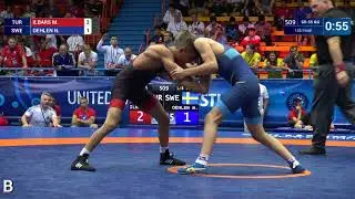 1/8 GR - 55 kg: M. ILBARS (TUR) v. N. OEHLEN (SWE)