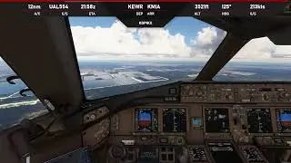 [MSFS2020] Newark-Miami|United|B777-300ER