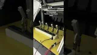 Manufacturer PCBA Test Fixture with pogo pin#automation #robotic #fixture #pcb #science #experiment