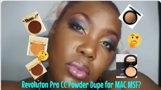 Testing New Revolution Pro CC Press Powder & My Thoughts on George Floyd❤️😥