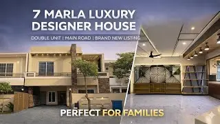 7 Marla Double-Unit Designer House | Main Road | Govt Registry | Bahria Town Phase 8 Rawalpindi