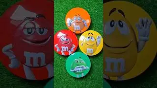 Minutes Satisfying with Rainbow M&M'S Candy Unpacking From Glossy Containers ASMR Beads Surprise