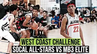 MB3 Elite vs Socal All-Stars | Utah Commit Ian Martinez Goes Off & Wins Game W/ Chase Down!!