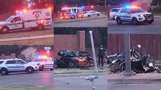 CAR BROKEN IN HALF! | Mesquite PD & FD On Scene | Responses