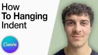 Canva - How To Hanging Indent [2025 Full Guide]