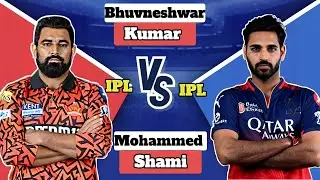 Mohammed Shami VS Bhuvneshwar Kumar IPL Career Comparison/Wickets, Maiden, PurpleCap, IPL Title #ipl