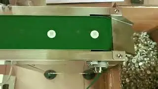 Flying UV laser marking machine print QRcode on Plastic bottle caps with fast high speed coding