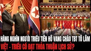 Thousands of North Koreans Shouted to Welcome General Secretary To Lam: Vietnam - North Korea Rea...