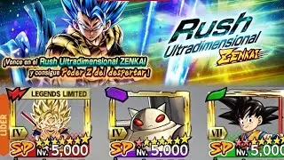 DB LEGENDS RUSH ULTRADIMENSIONAL EQUIPO- ZENKAI DAIMA 