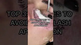 Lash Series: 3 Mistakes to AVOID in Lash Application #lashlife #beautyindustry #lashpro
