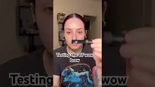 Testing the ELF wow brow #makeup #eyebrows