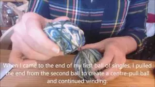 Wool n' Spinning Demo :: Plying from a plying ball