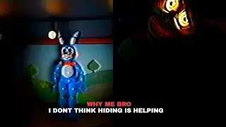 YEAH I DONT THINK HIDING IS WORKING OUT!!! l FNAF VHS tape reaction