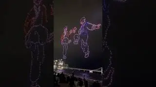 Magnificent Drone Show, Busan EXPO🥳🤩😍😯Full video pinned in the comment box