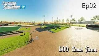 I set up a big farm for 1000 COWS || The Elm Rochester Farm || #farmingsimulator22gameplay