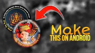 Ganesh Chaturthi Youth Association Logo editing in Pixellab | Ganesh Chaturthi Viral Banner editing