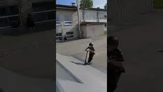 Briflip flyout! #bri #scooter #briflip #skateboarding #skate #scootering #fly #land  #sports