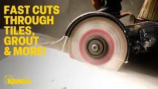 Cut Tiles, Grout & More with Kango Trade Continuous Diamond Blades