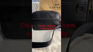 interior of Coach Graham Crossbody #bag #coachnewyork #coachbag #coachmensbag
