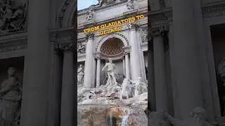 ROME - WHERE PAST MEETS PRESENT #shorts #rome #travel  🕰️🏛️