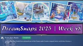 DreamSnaps 2025: Frosty Fairy Realm | Amateur Speed Build | Disney Dreamlight Valley