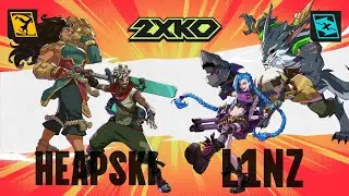 Heapski (IL/EK) vs Linz (JX/WW) - 2XKO Challenger Replay with Commentary