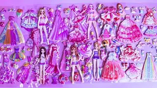 ASMR COSTUME CHANGE STICKER COLLECTION VIDEO | Dress up Change Stickers #sticker #kawaii #asmr #yt