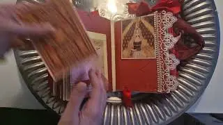 Flipthrough Shabby Chic Harry Potter inspired Gryffindor Junkjournal 