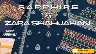 New Arrival Sapphire/Zara Shahjahan Embroidered #pcs Collection Flat 75% OFF #trending #viral