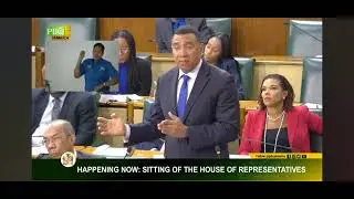 Prime Ministry Dr. Andrew Holness shock parliament with this presentation! 🇯🇲 