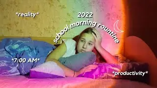 school morning routine 2022 //  *productive of course* :)