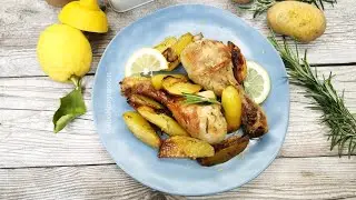 Pollo al limone al forno