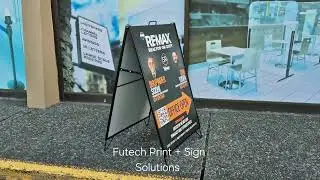 Futech A-frame Sign Holder - REMAX Real Estate Sign