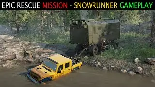 Delivering to Abandoned Mines in SnowRunner : Off-Road Expedition!