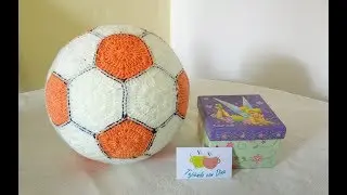 Balón de Futbol amigurumi a Crochet Versión (DIESTRO)