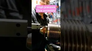 High pressure pipe assembly for fuel pump