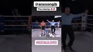 He got knocked out #AustinMcBroom #SocialGloves2#Gibbs #AustinKo #ko