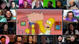 Spider-Pig | The Simpsons Movie (2007) Reaction Mashup