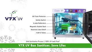 v7x UV Sterilization box - Kills all deadly COVID VIRUS