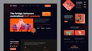 Cryptocurrency Landing Page Design. | Landing page design with Figma | UI design 2022 with IT+(Plus)