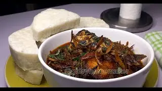 How To Make Boiled Yam And Finger Licking Ugba Sauce | Nigerian Food Recipes | Glory Homemaker