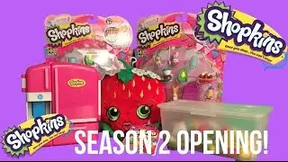 Shopkins Season 2 Opening! Two 12 packs plus Strawberry Kiss Plushie