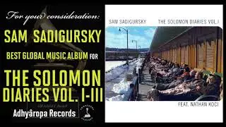 Sam Sadigursky 2022 Best Global Music Album for The Solomon Diaries