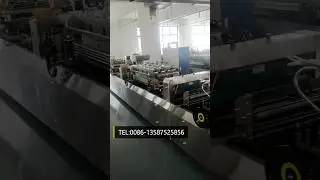 Stand Up Zipper Plastic Bag Making Machine/25 sets Pouch Making Machines in our client's factory